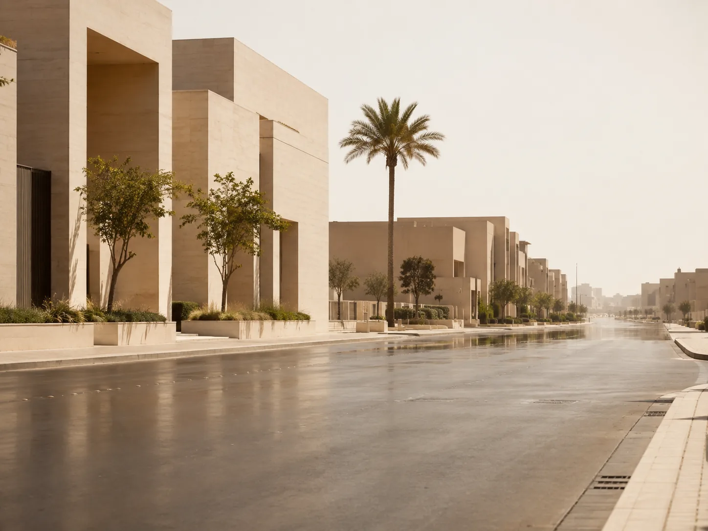 حرارة الظهيرة في شارع سعودي خال